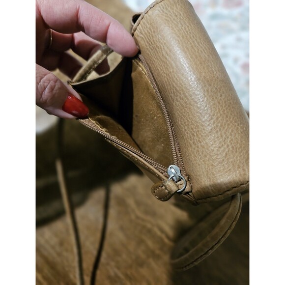 Fossil Brown Leather Crossbody Wallet Clutch Soft Glove Tanned Leather Vintage - Picture 11 of 16